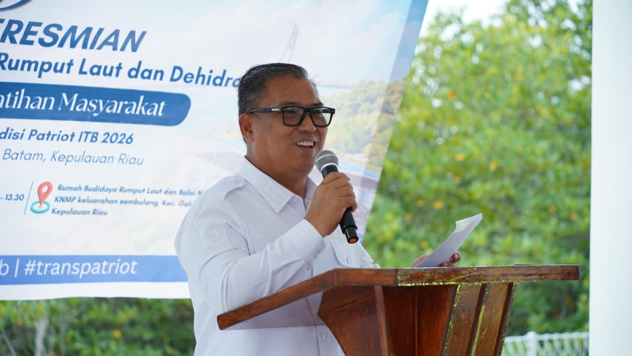 Perkuat Ketahanan Pangan Lokal, Wagub Nyanyang Resmikan Rumah Budidaya Rumput Laut Sembulang Batam