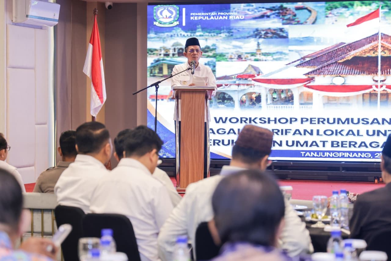 Gubernur Ansar Buka Workshop Rukun Budaya Kite, Perkuat Kerukunan Umat Beragama di Kepri