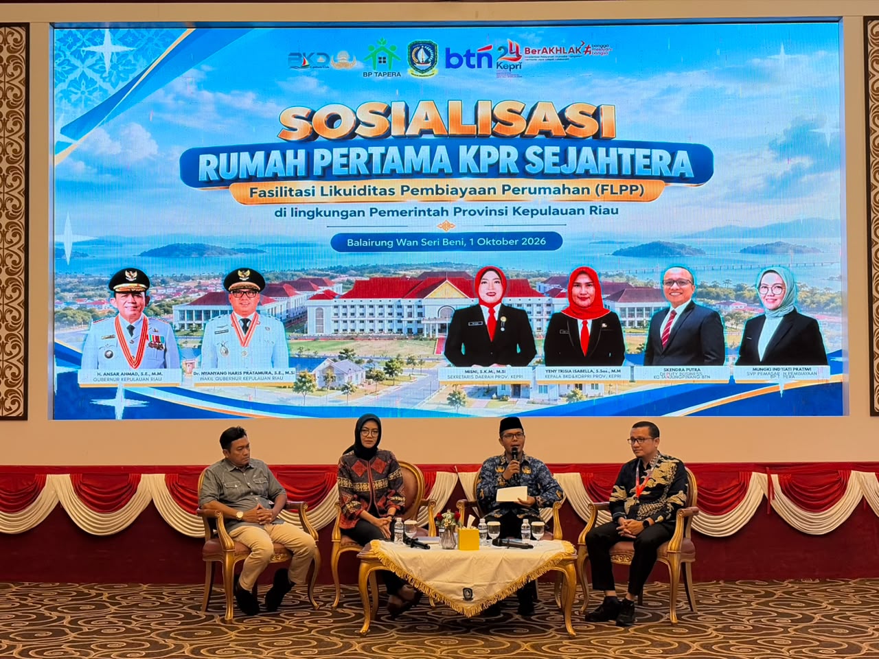 Pemprov Kepri Fasilitasi Sosialisasi KPR Sejahtera FLPP bagi ASN