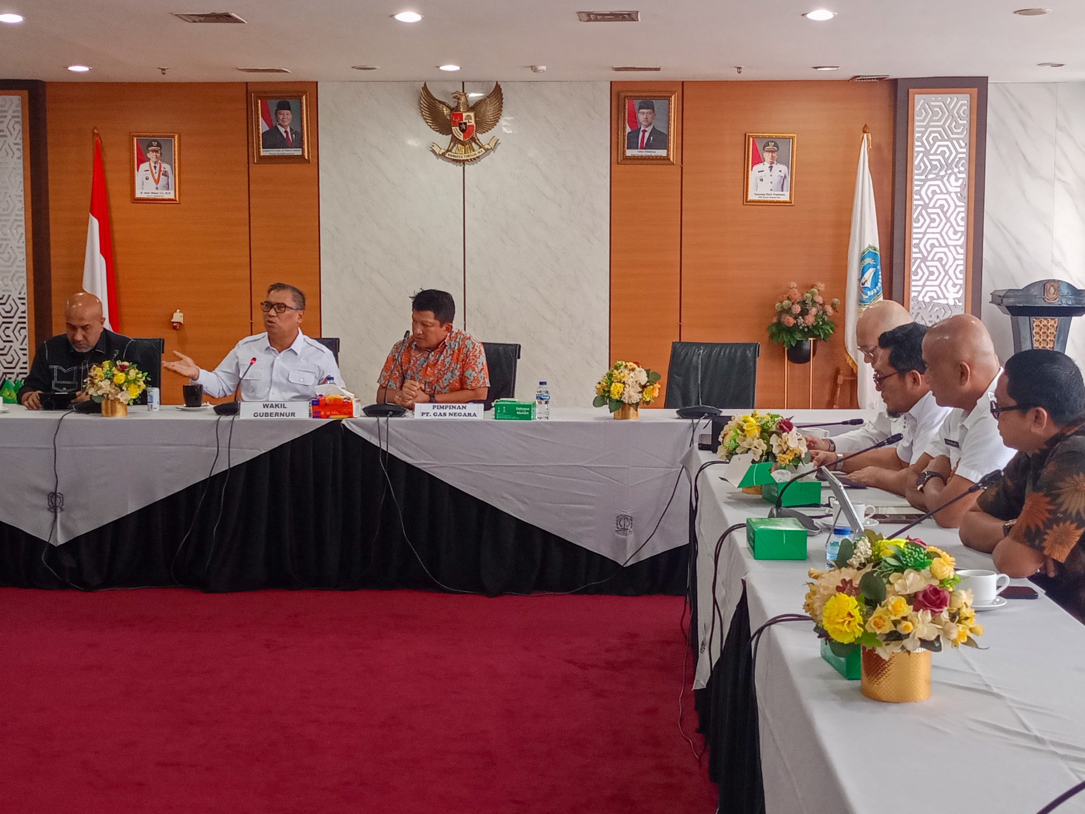 Wagub Nyanyang Pimpin Rakor dengan PGN Batam, Pastikan Pasokan Gas Kepri Aman Jelang Nataru