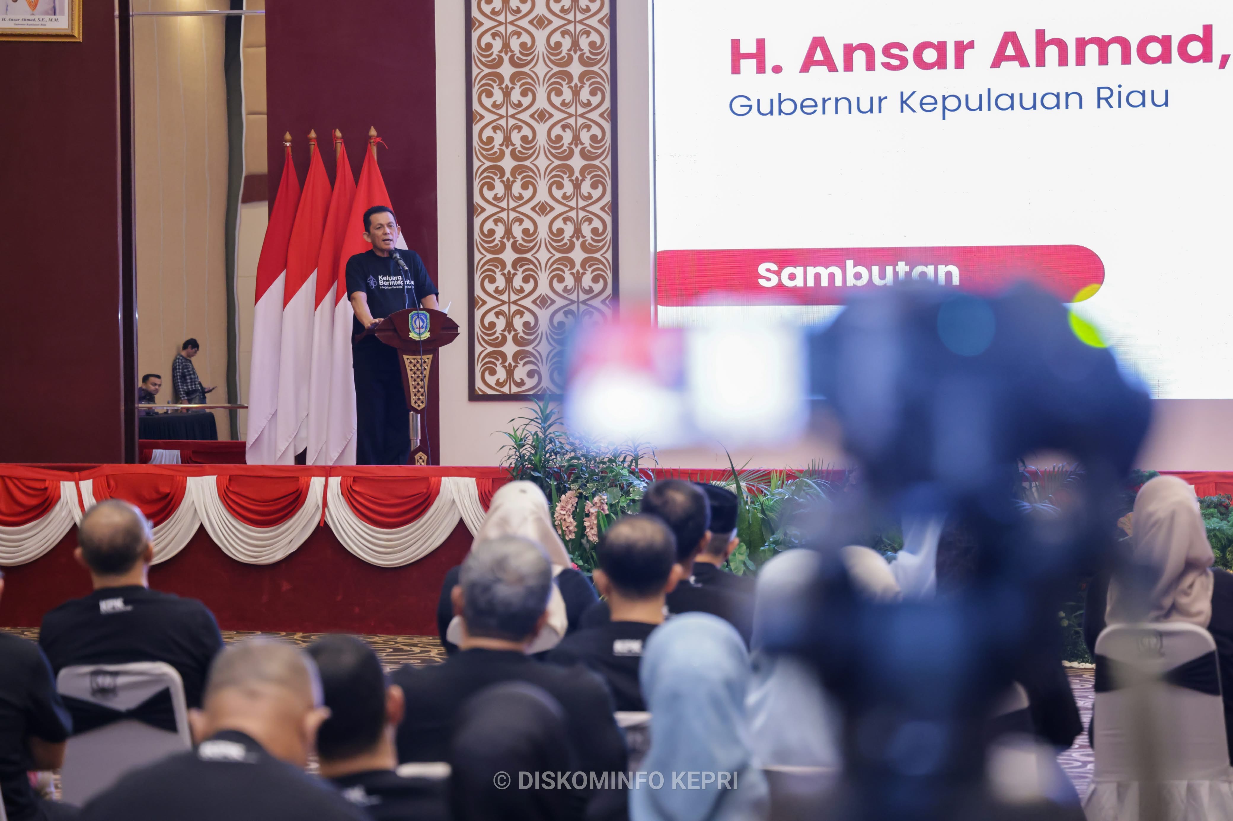 Gubernur Ansar Buka Bimtek Keluarga Berintegritas, KPK Dorong Pencegahan Korupsi Dimulai dari Keluarga